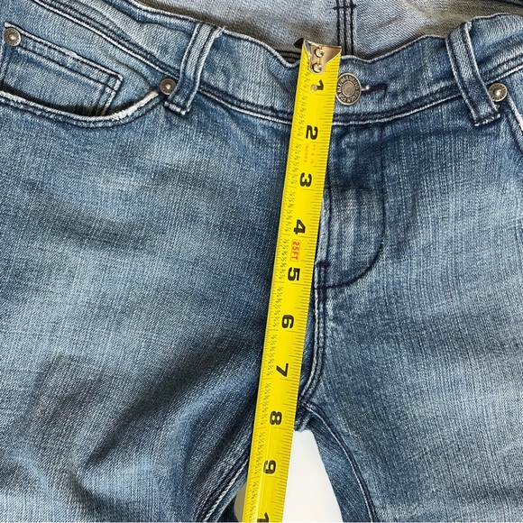 7 Seven for All Mankind Cropped Jeans -Low Rise -Size 30 - Picture 7 of 11